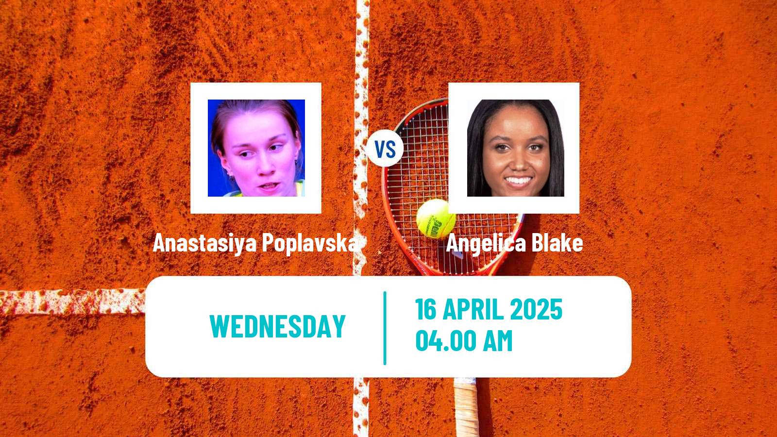 Tennis ITF W35 Sharm Elsheikh Women Anastasiya Poplavska - Angelica Blake