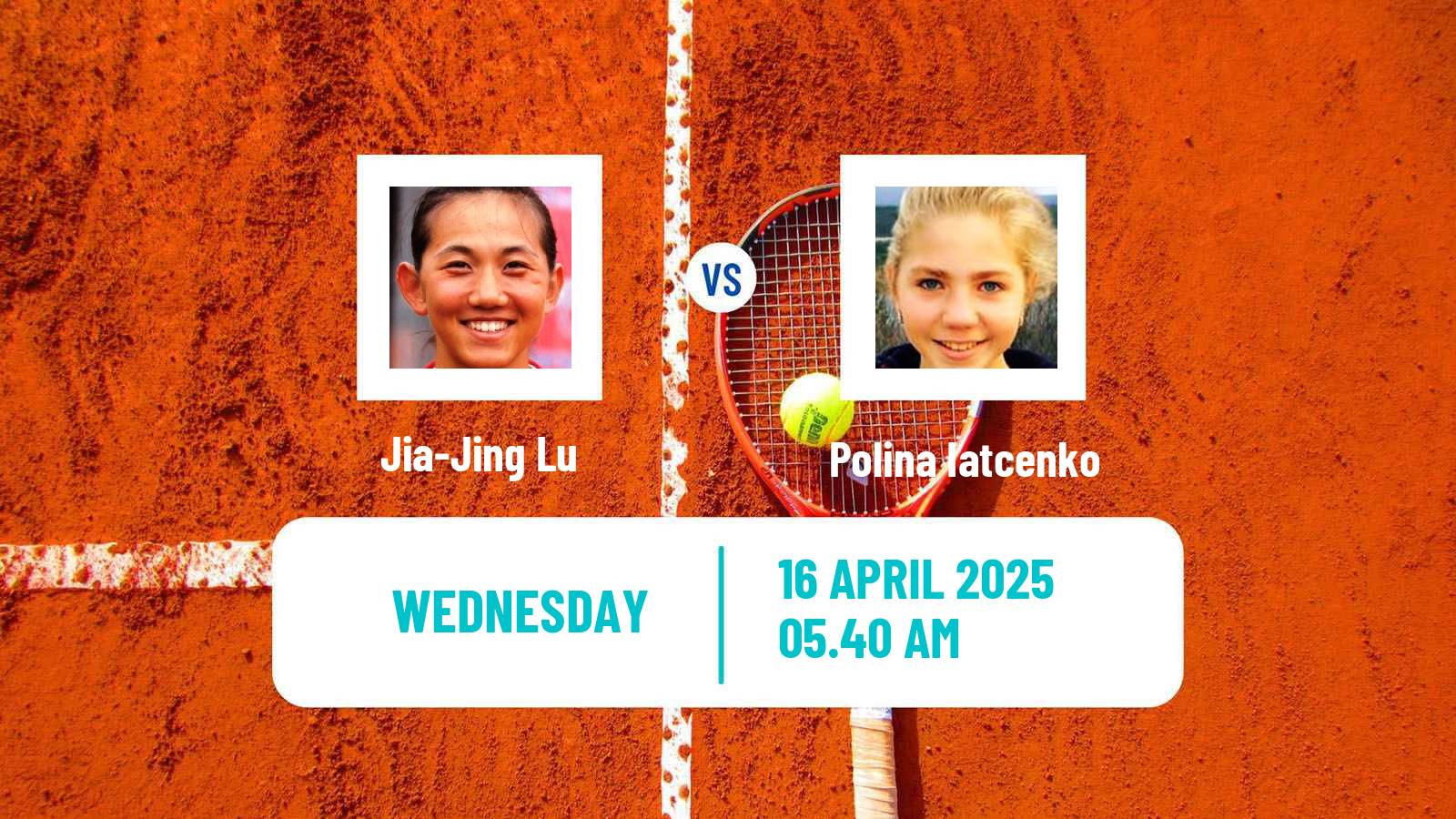 Tennis ITF W35 Sharm Elsheikh Women Jia-Jing Lu - Polina Iatcenko