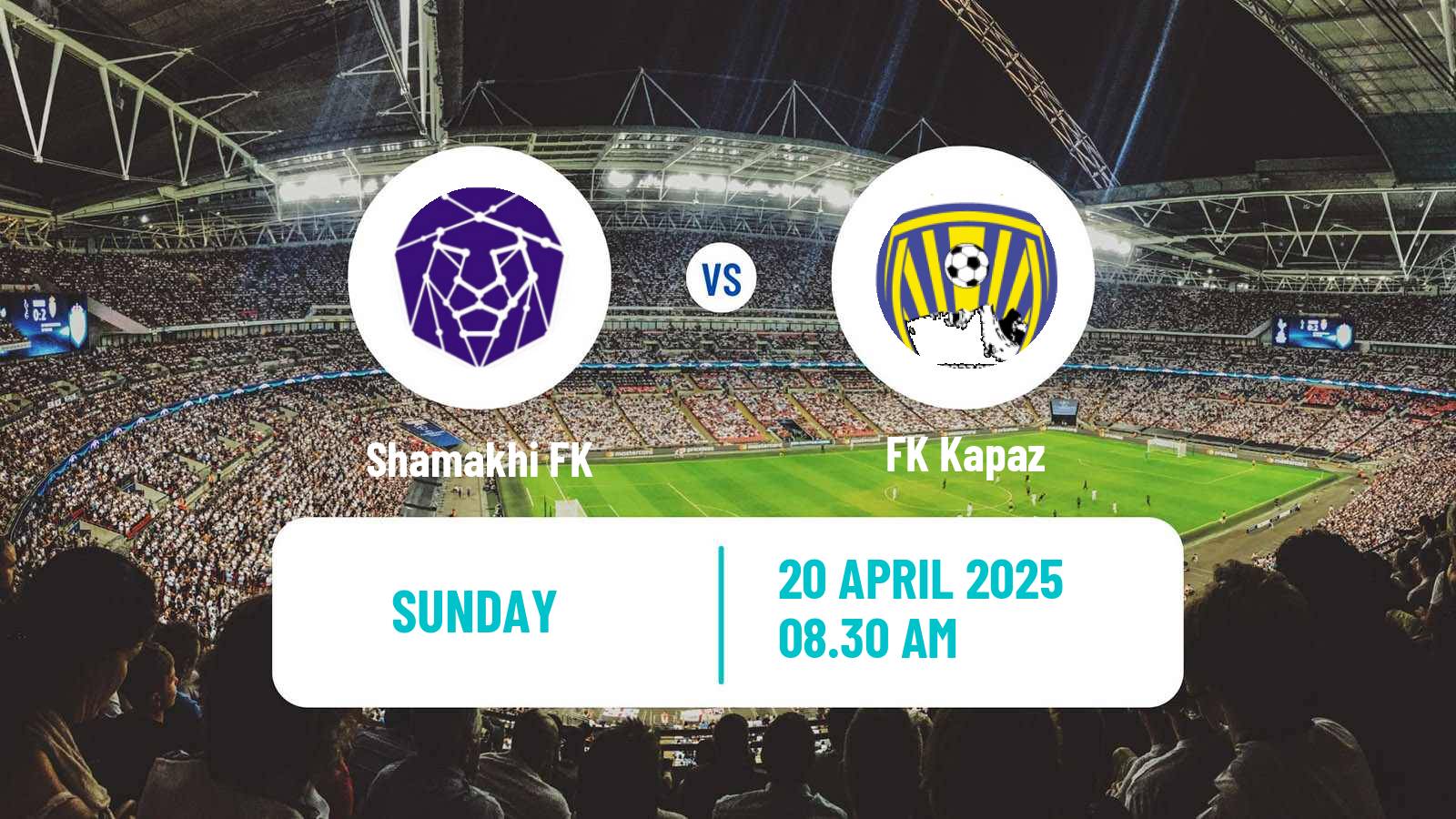 Soccer Azerbaijan Premier League Shamakhi - Kapaz