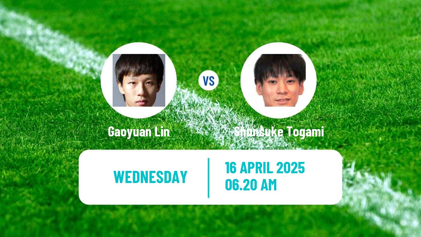 Table tennis World Cup Men Gaoyuan Lin - Shunsuke Togami