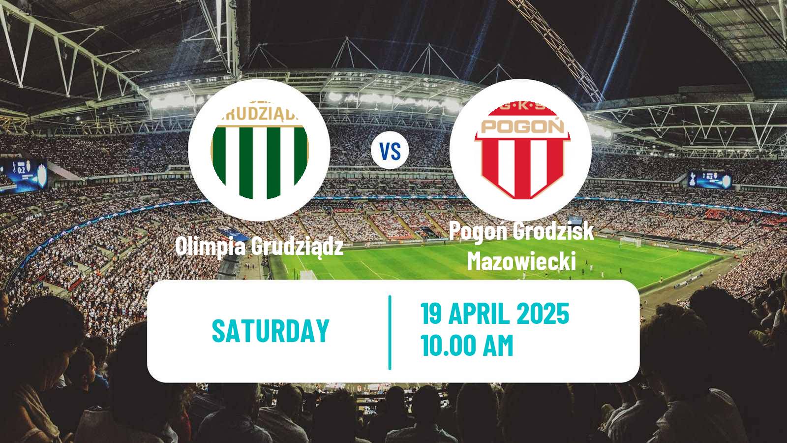 Soccer Polish Division 2 Olimpia Grudziądz - Pogoń Grodzisk Mazowiecki