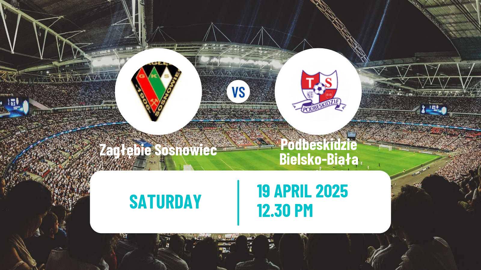 Soccer Polish Division 2 Zagłębie Sosnowiec - Podbeskidzie Bielsko-Biała