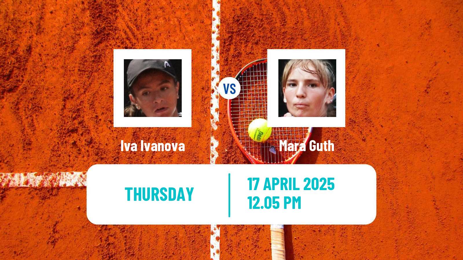 Tennis ITF W35 Santa Margherita Di Pula 3 Women Iva Ivanova - Mara Guth