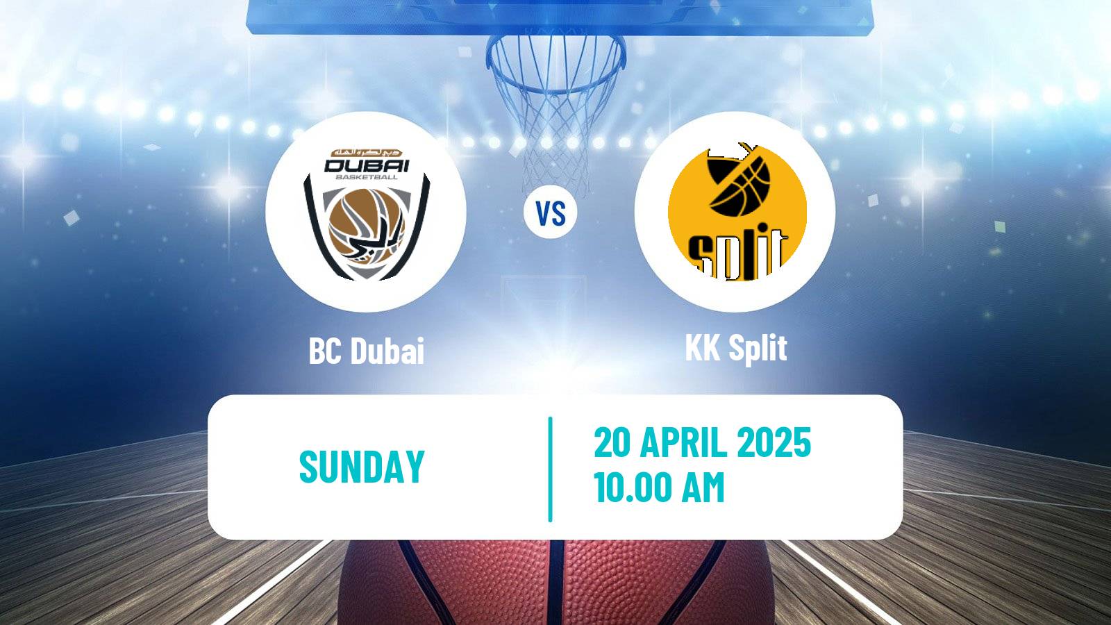 Basketball Adriatic League Dubai - KK Split
