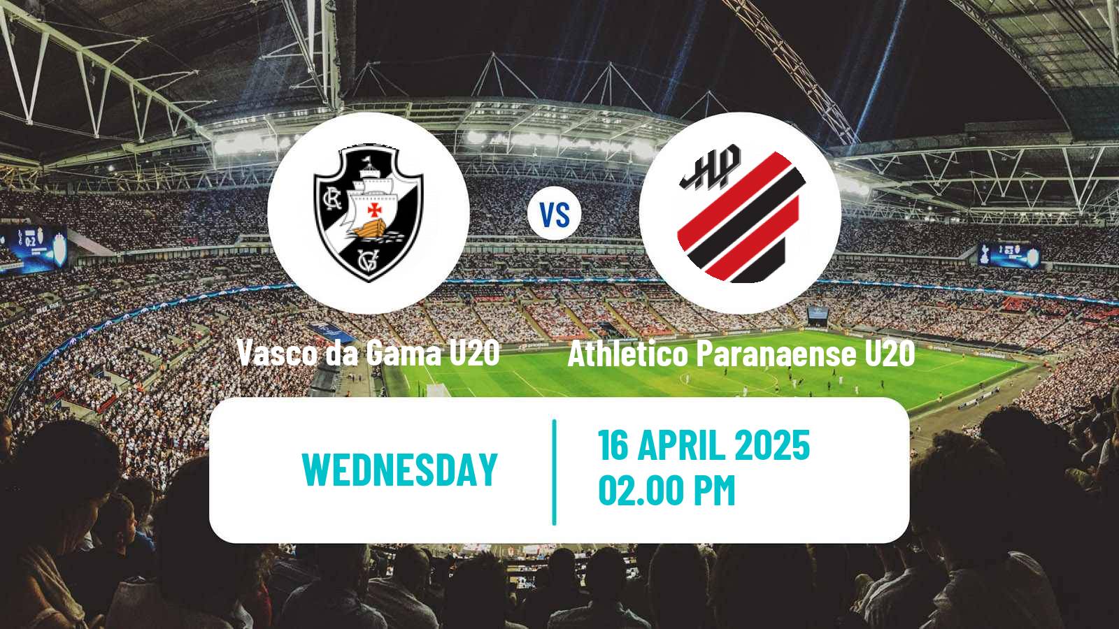 Soccer Brasileiro U20 Vasco da Gama U20 - Athletico Paranaense U20