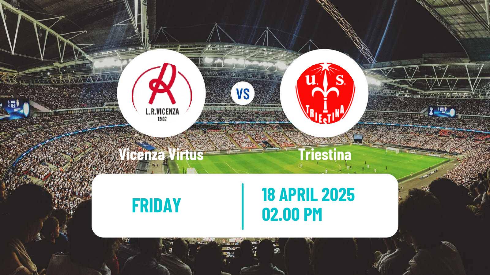 Soccer Italian Serie C Group A Vicenza Virtus - Triestina