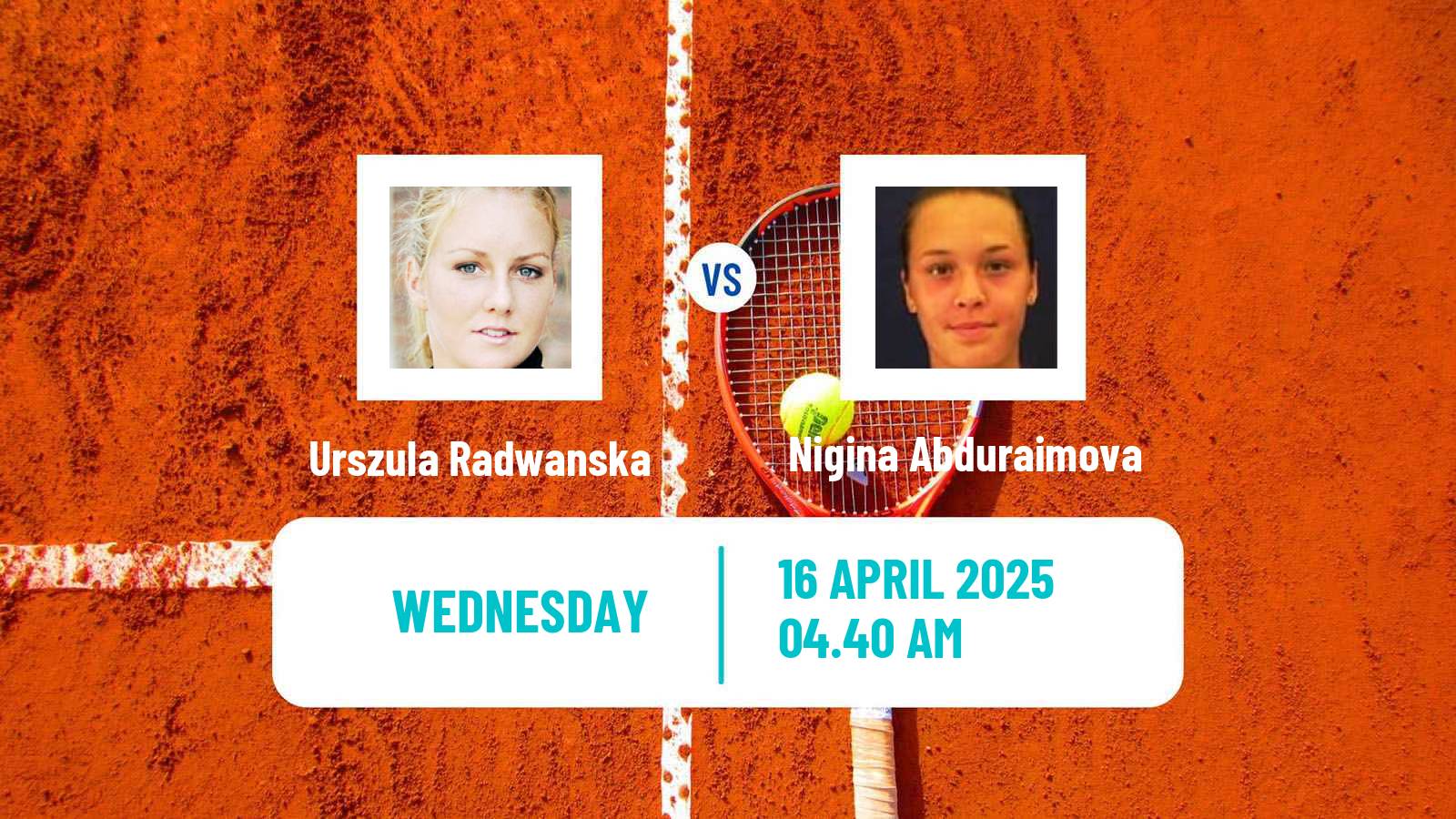 Tennis ITF W75 Calvi Women Urszula Radwanska - Nigina Abduraimova