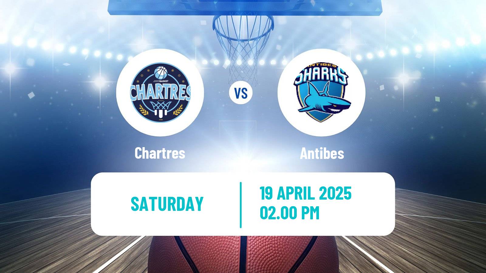 Basketball French LNB Pro B Chartres - Antibes