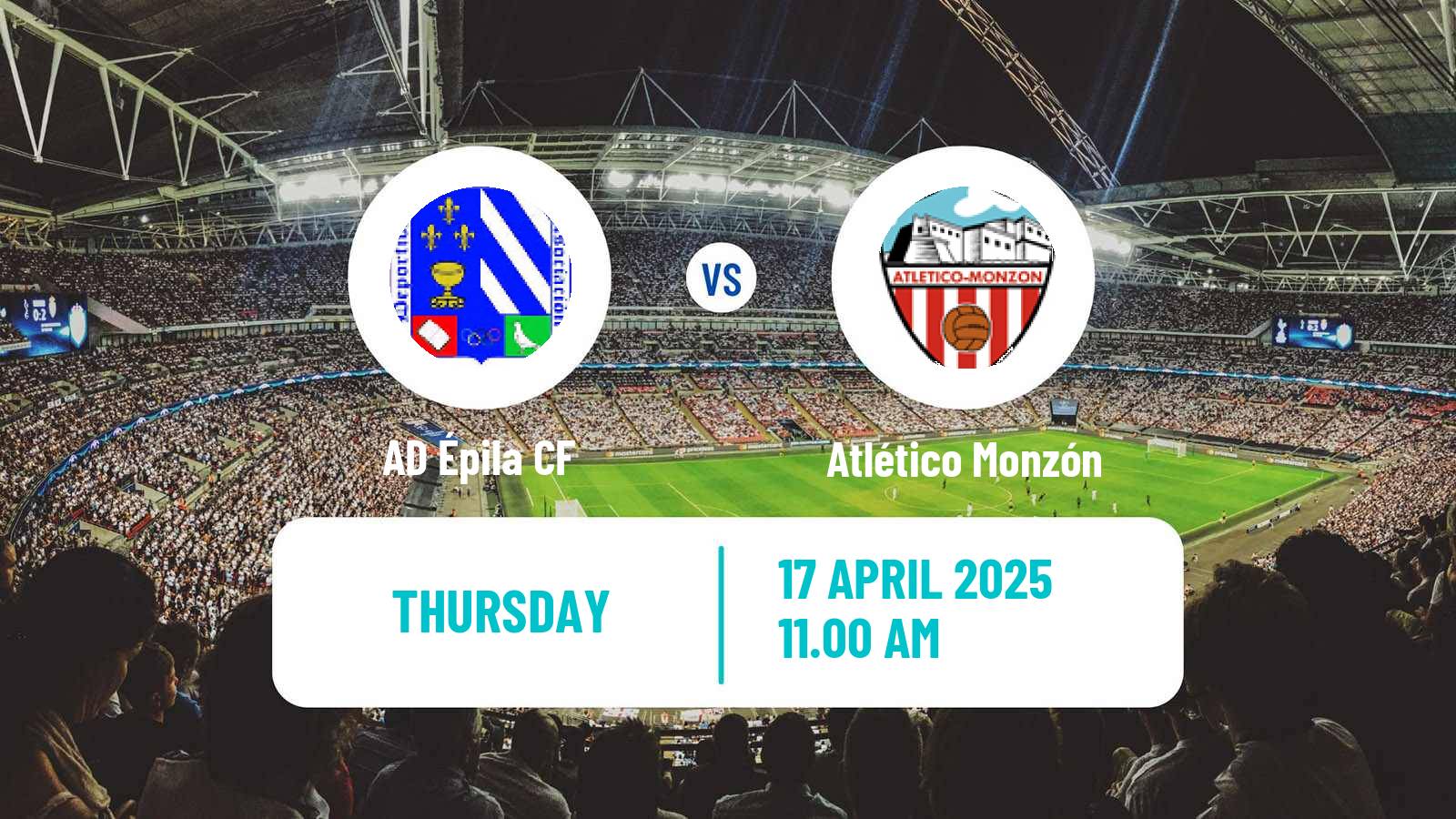Soccer Spanish Tercera RFEF - Group 17 Épila - Atlético Monzón