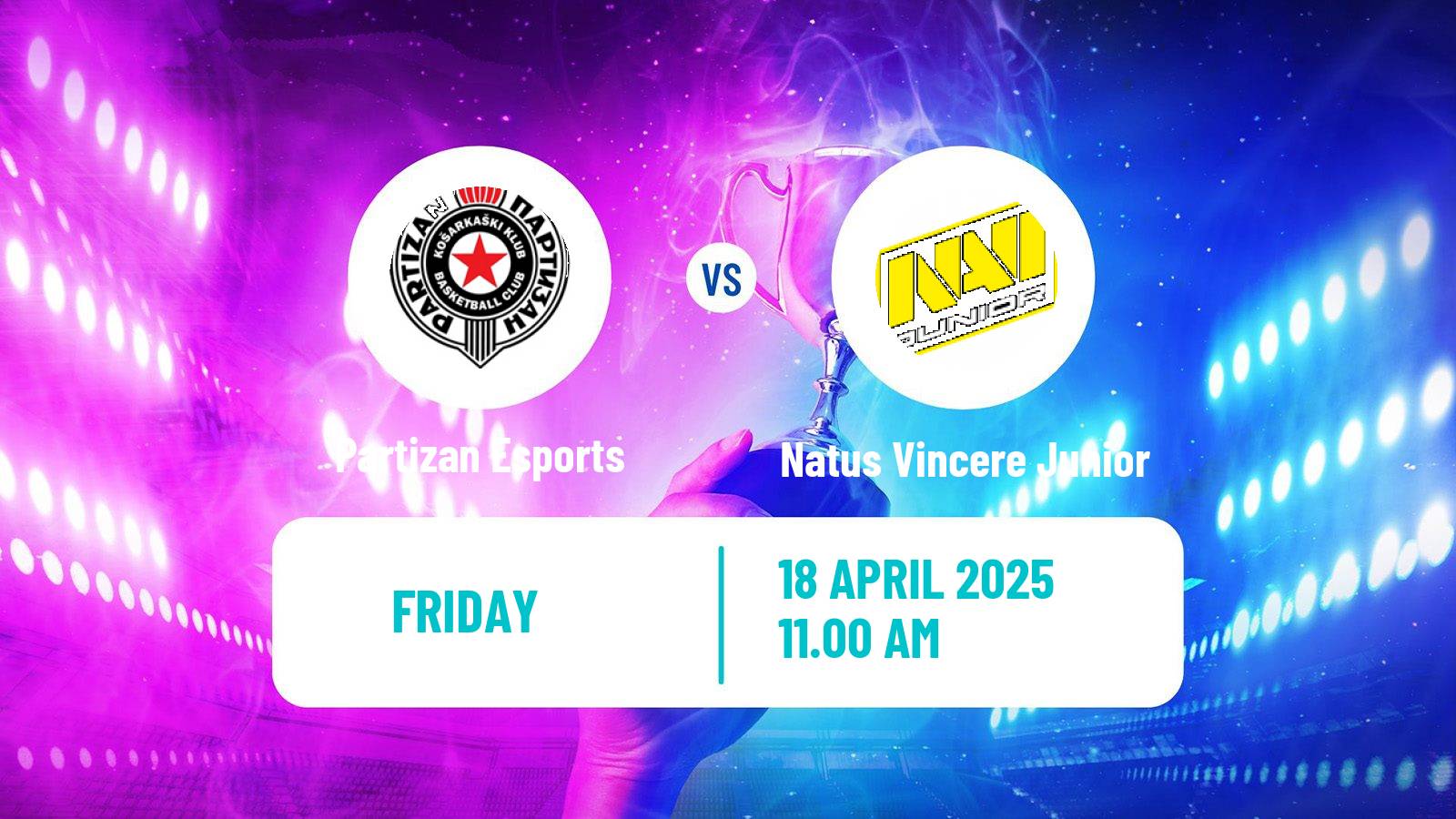 Esports Counter Strike Yalla Compass Partizan Esports - Natus Vincere Junior