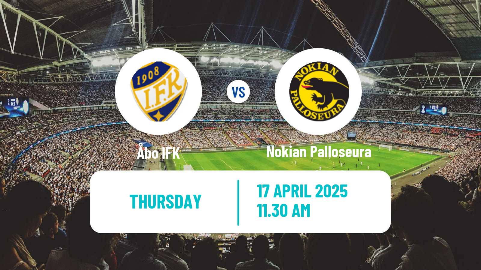 Soccer Finnish Cup Åbo IFK - Nokian Palloseura