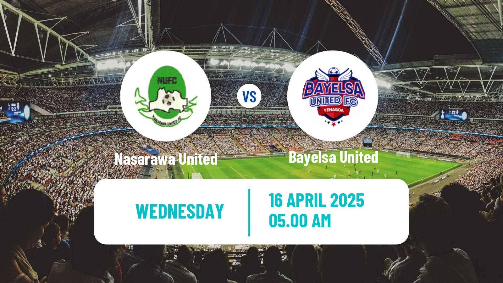 Soccer Nigerian Aiteo Cup Nasarawa United - Bayelsa United