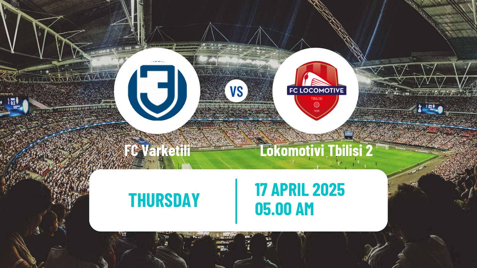 Soccer Georgian Liga 3 Varketili - Lokomotivi Tbilisi 2