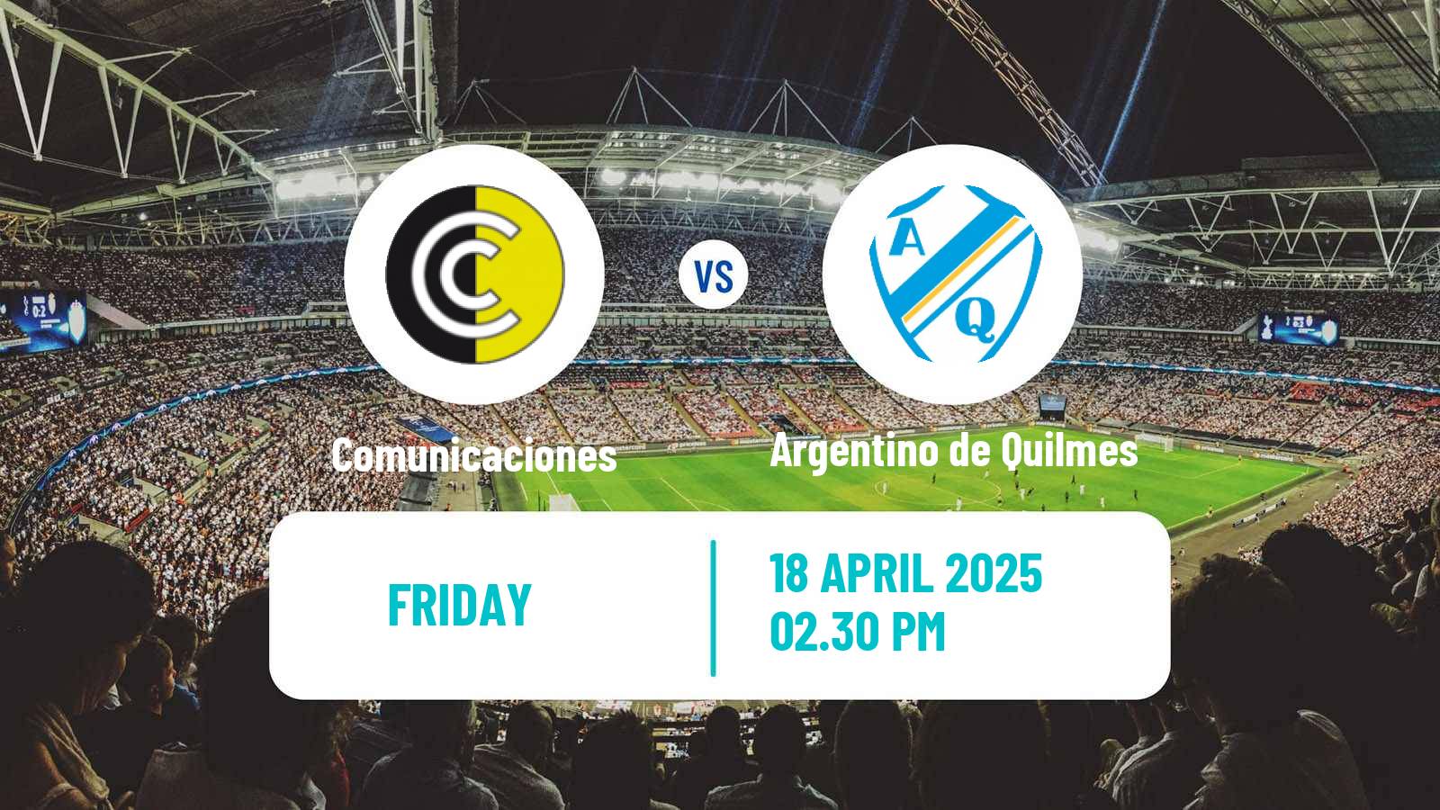 Soccer Argentinian Primera B Comunicaciones - Argentino de Quilmes