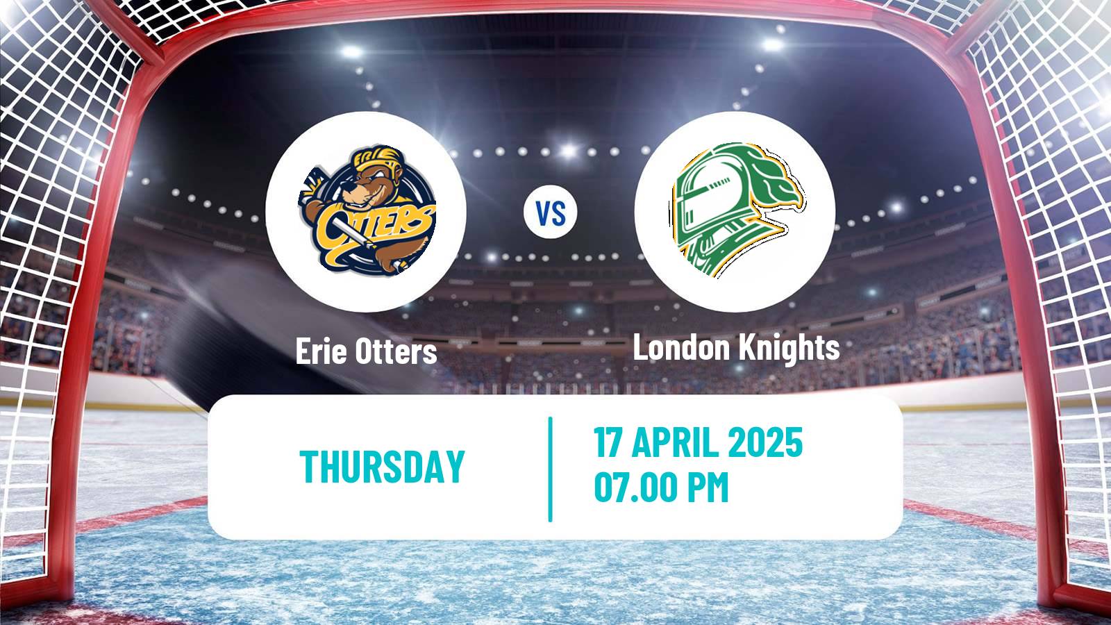 Hockey OHL Erie Otters - London Knights