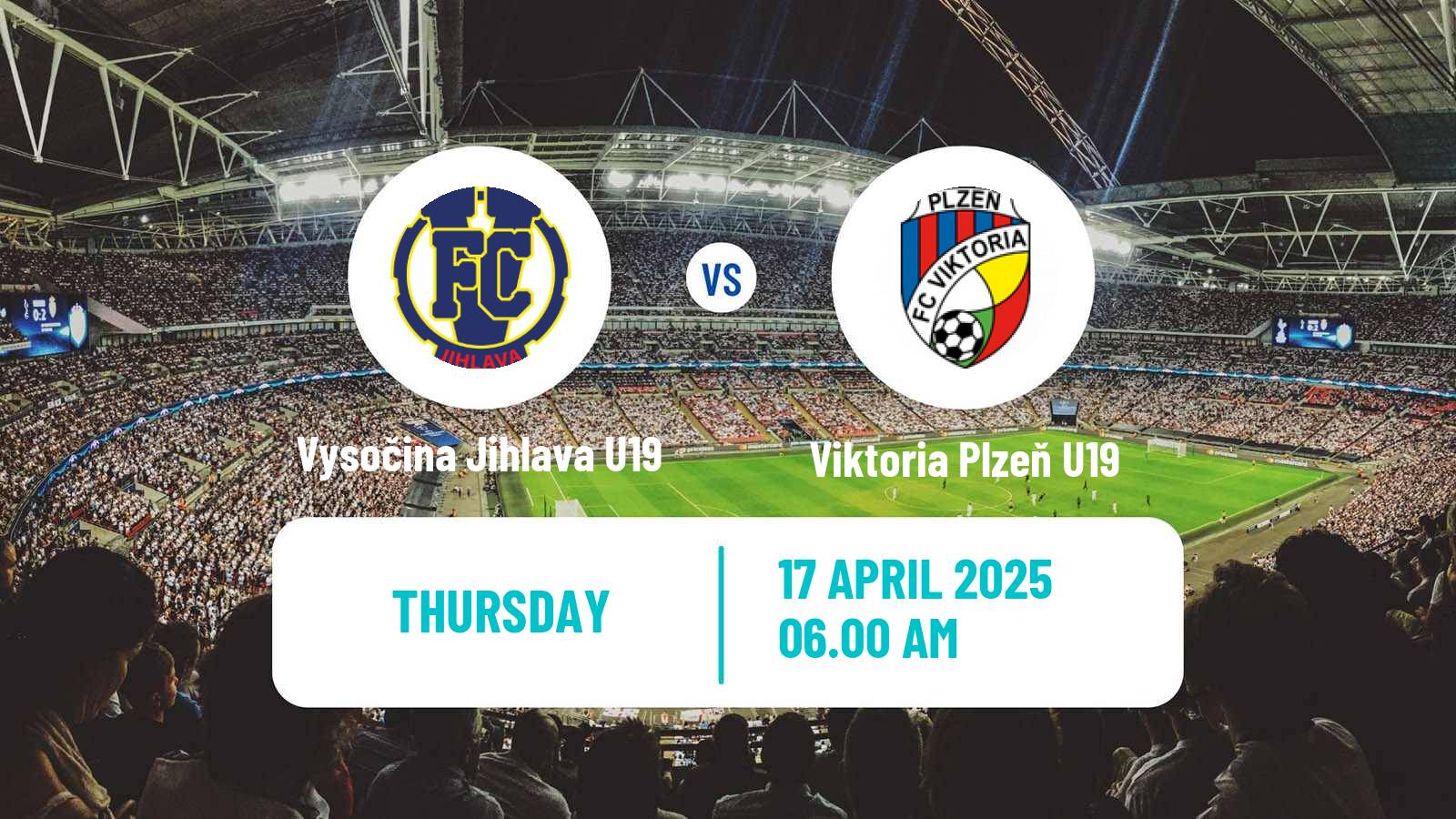 Soccer Czech U19 League Vysočina Jihlava U19 - Viktoria Plzeň U19