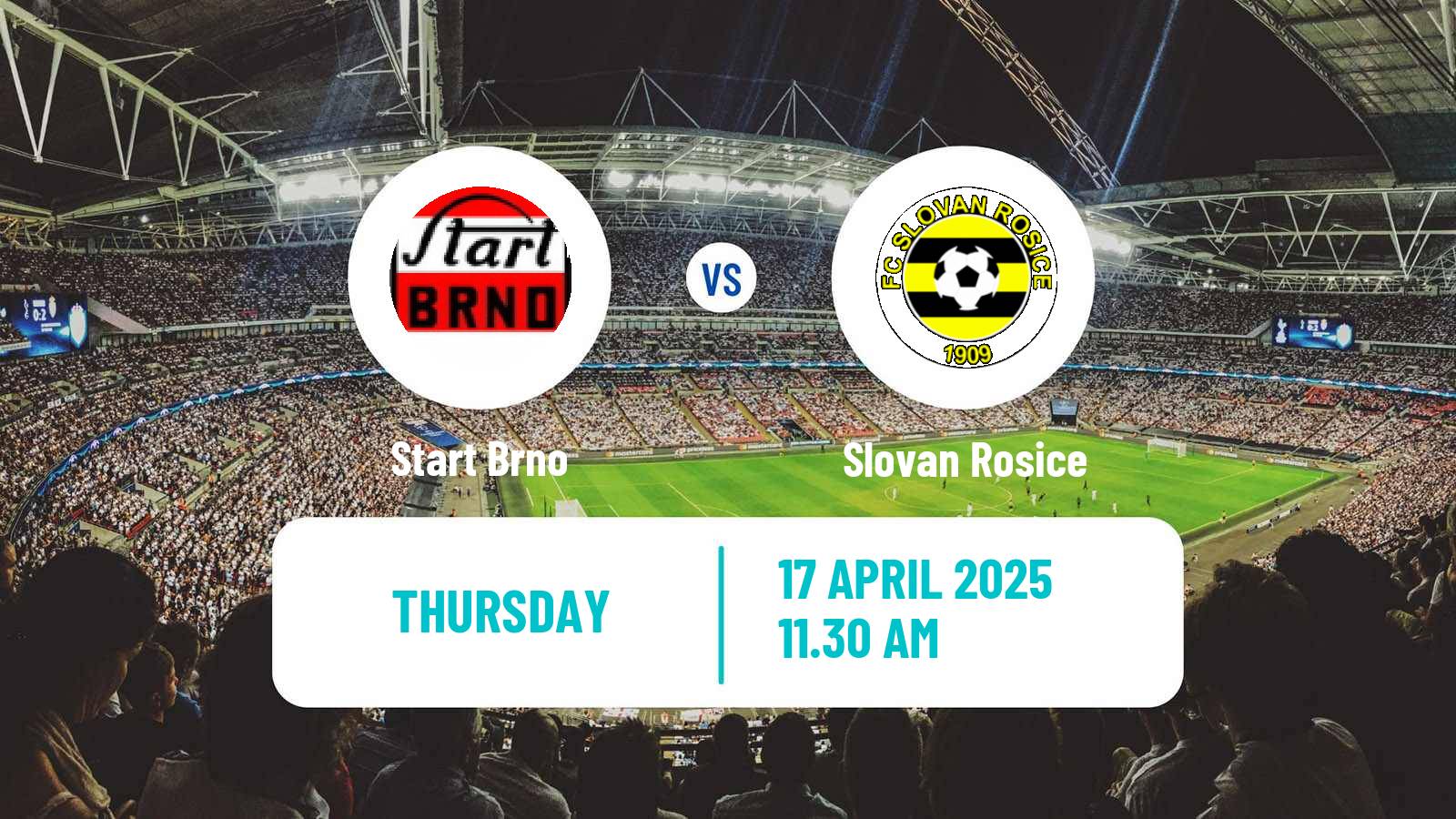 Soccer Czech MSFL Start Brno - Slovan Rosice