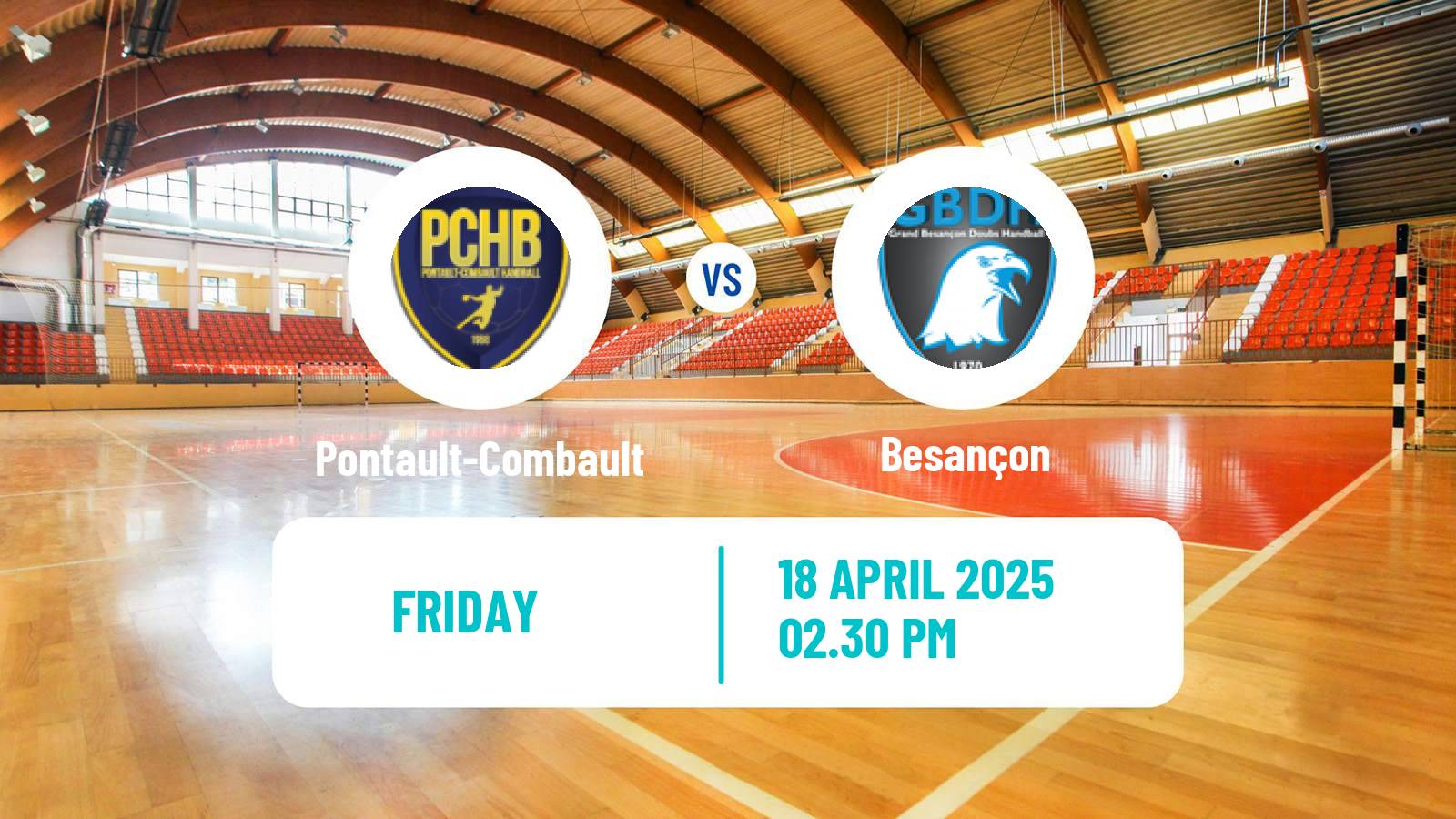 Handball French Proligue Handball Pontault-Combault - Besançon