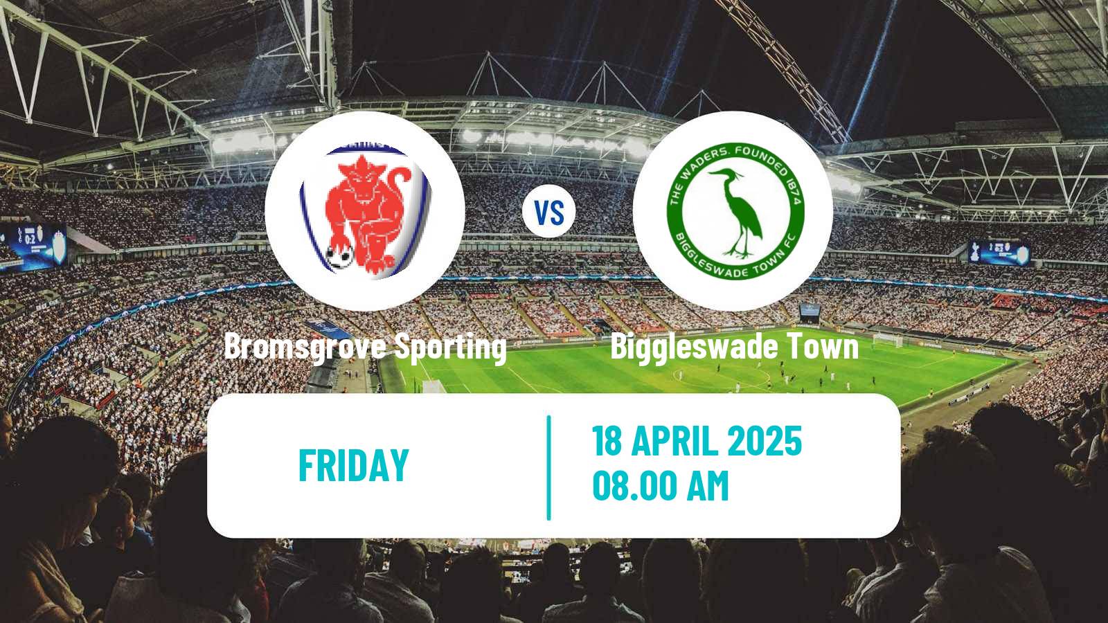 Soccer English Southern League Central Division Bromsgrove Sporting - Biggleswade Town