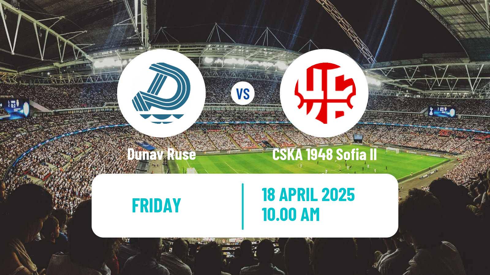 Soccer Bulgarian Vtora Liga Dunav Ruse - CSKA 1948 Sofia II