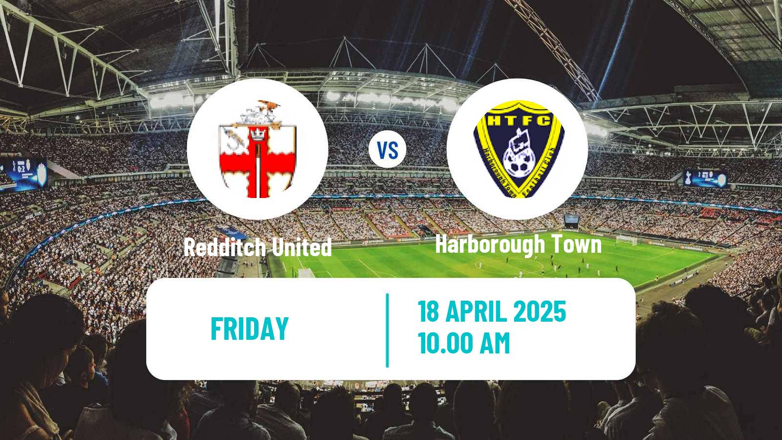 Soccer English Southern League Central Division Redditch United - Harborough Town