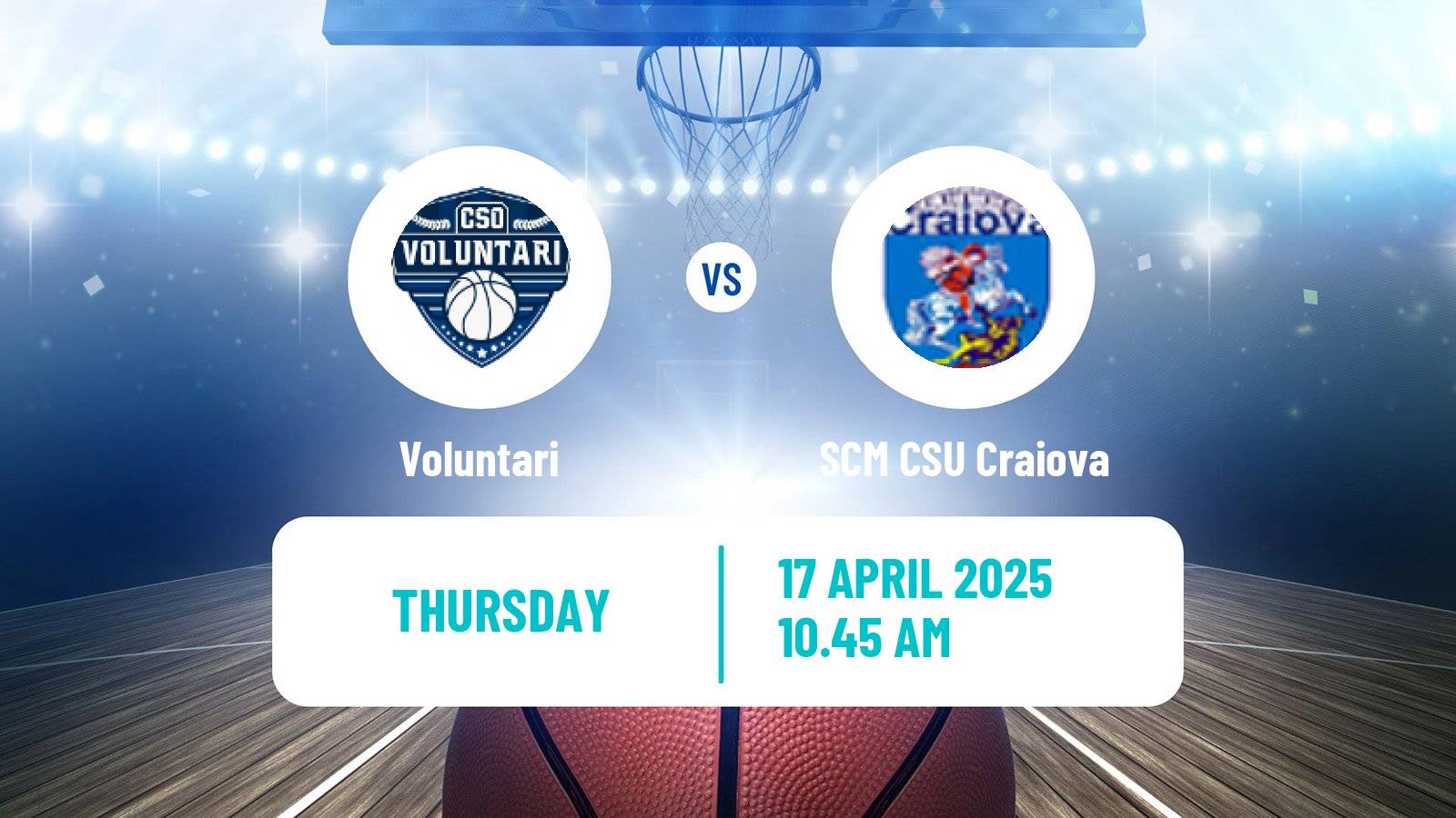 Basketball Romanian Divizia A Basketball Voluntari - SCM CSU Craiova