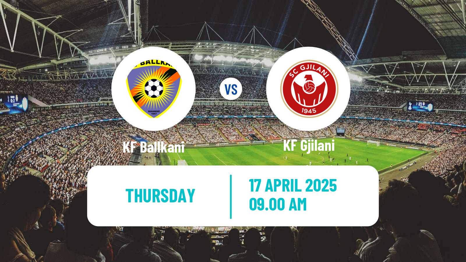 Soccer Kosovo Superliga Ballkani - Gjilani