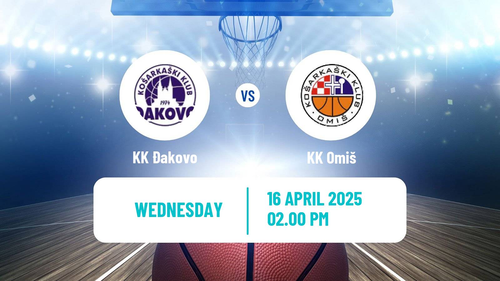 Basketball Croatian Prva Liga Basketball Đakovo - Omiš