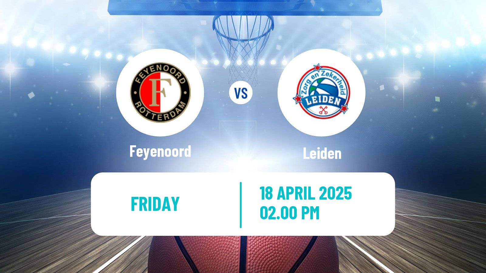Basketball BNXT League Feyenoord - Leiden