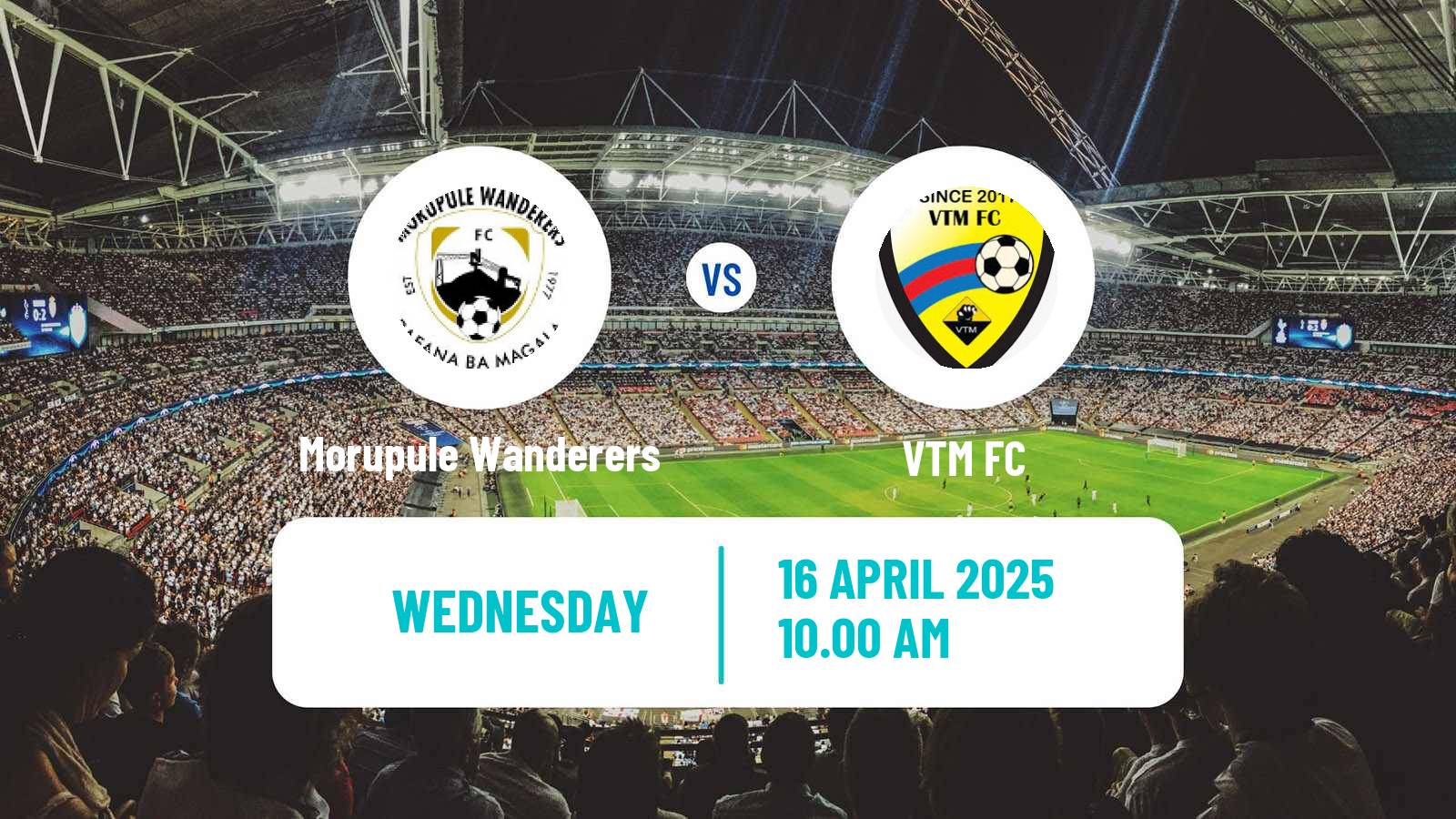 Soccer Botswana Premier League Morupule Wanderers - VTM