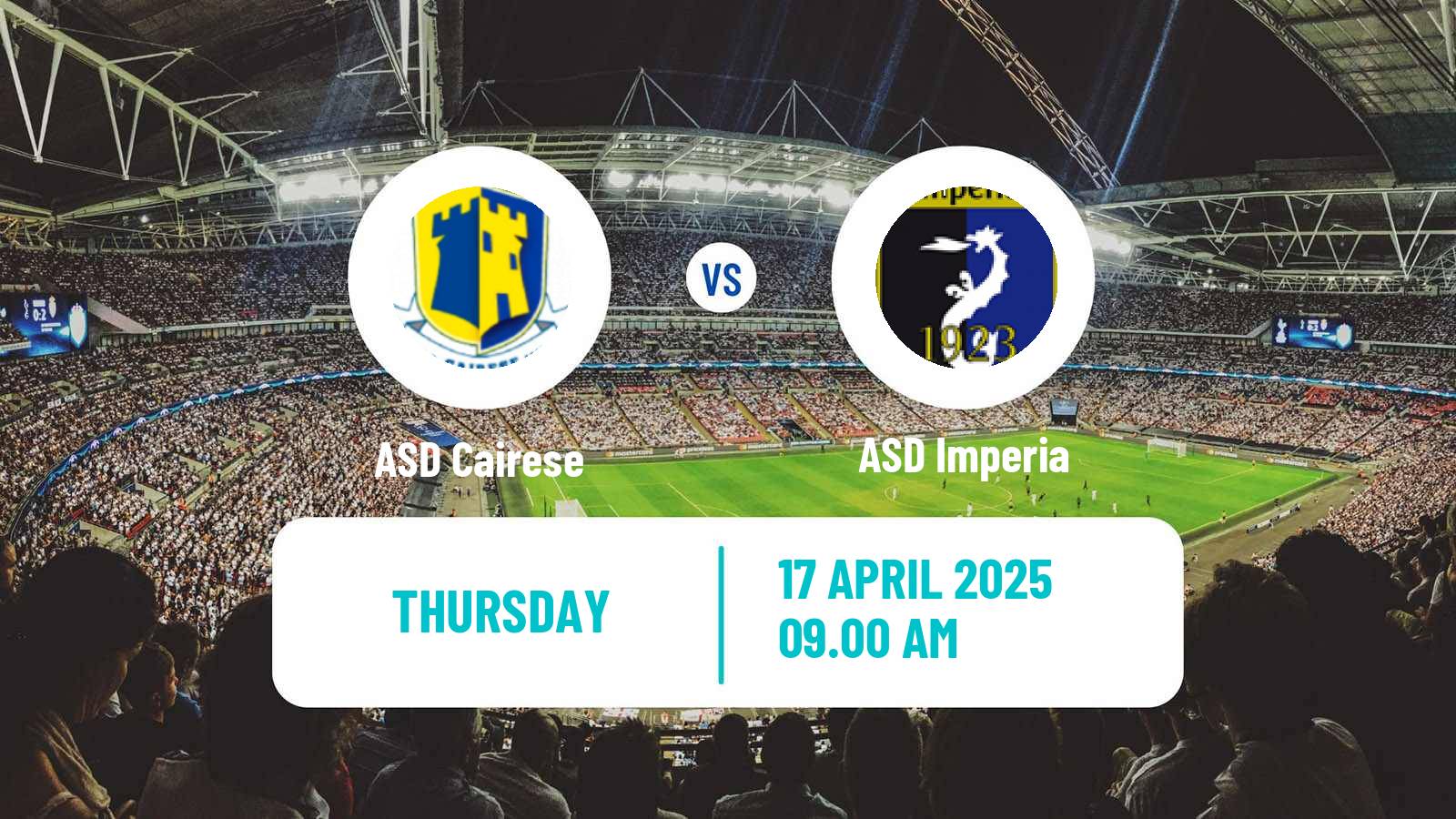 Soccer Italian Serie D - Group A Cairese - Imperia