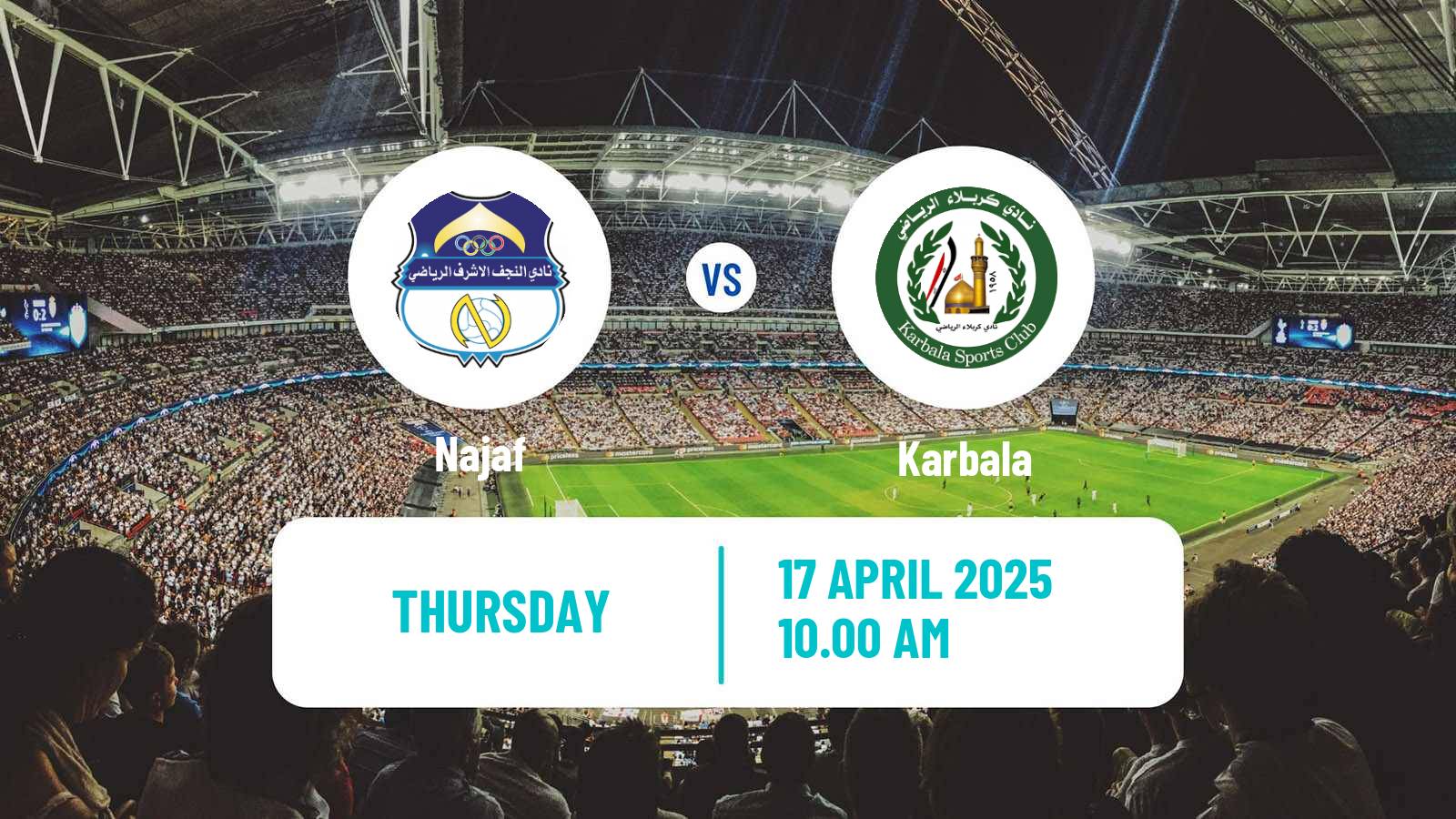 Soccer Iraqi Premier League Najaf - Karbala