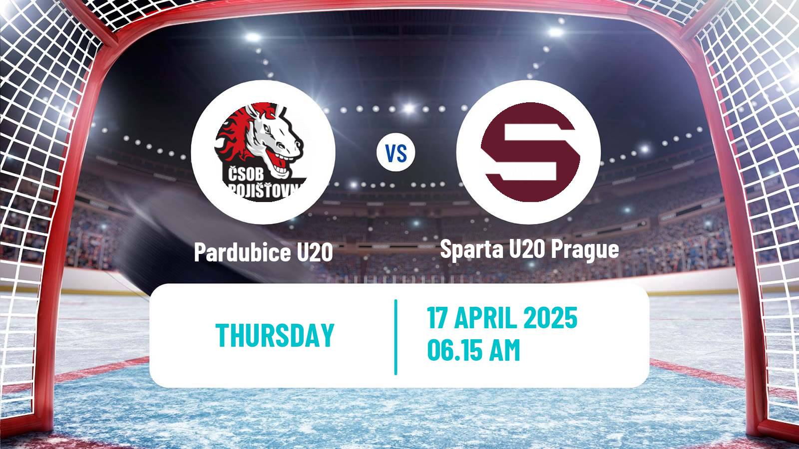 Hockey Czech ELJ Pardubice U20 - Sparta U20 Prague