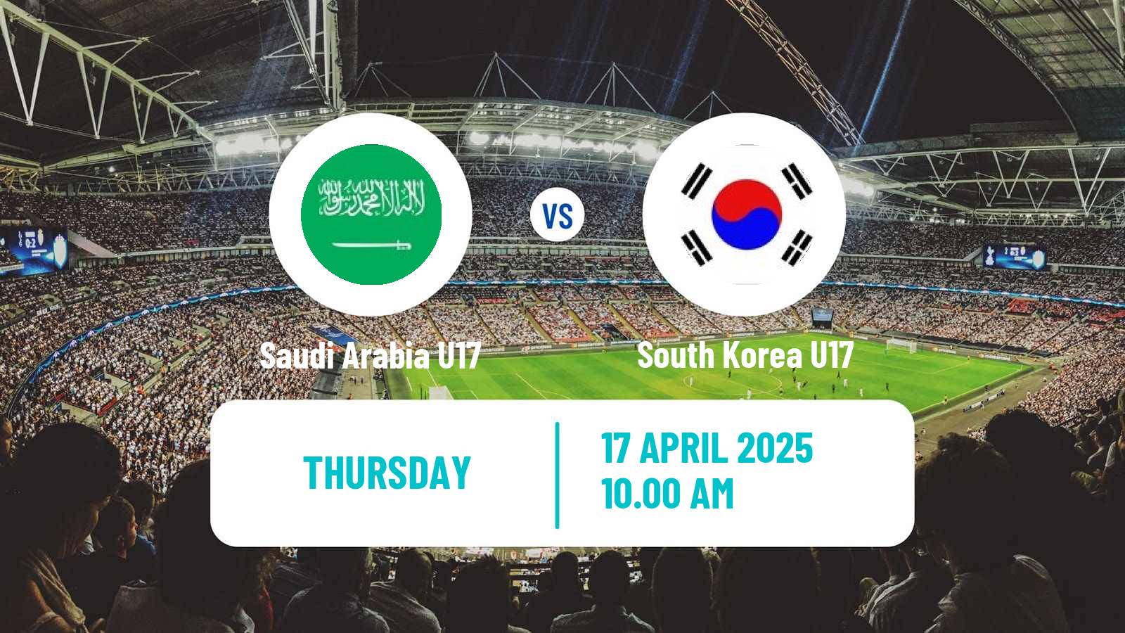 Soccer AFC Championship U17 Saudi Arabia U17 - South Korea U17