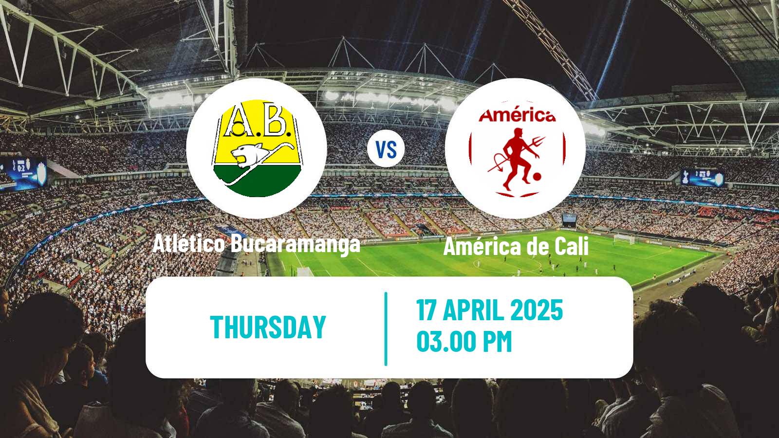 Soccer Colombian Liga Women Atlético Bucaramanga - América de Cali