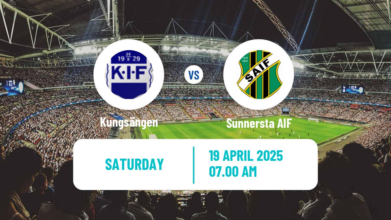 Soccer Swedish Division 2 - Norra Svealand Kungsängen - Sunnersta AIF