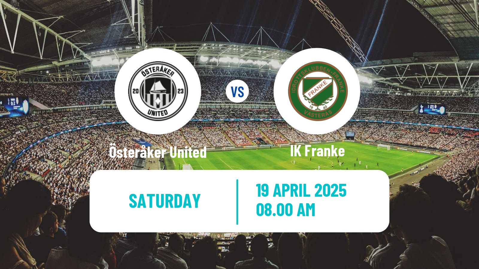 Soccer Swedish Division 2 - Norra Svealand Österåker United - IK Franke