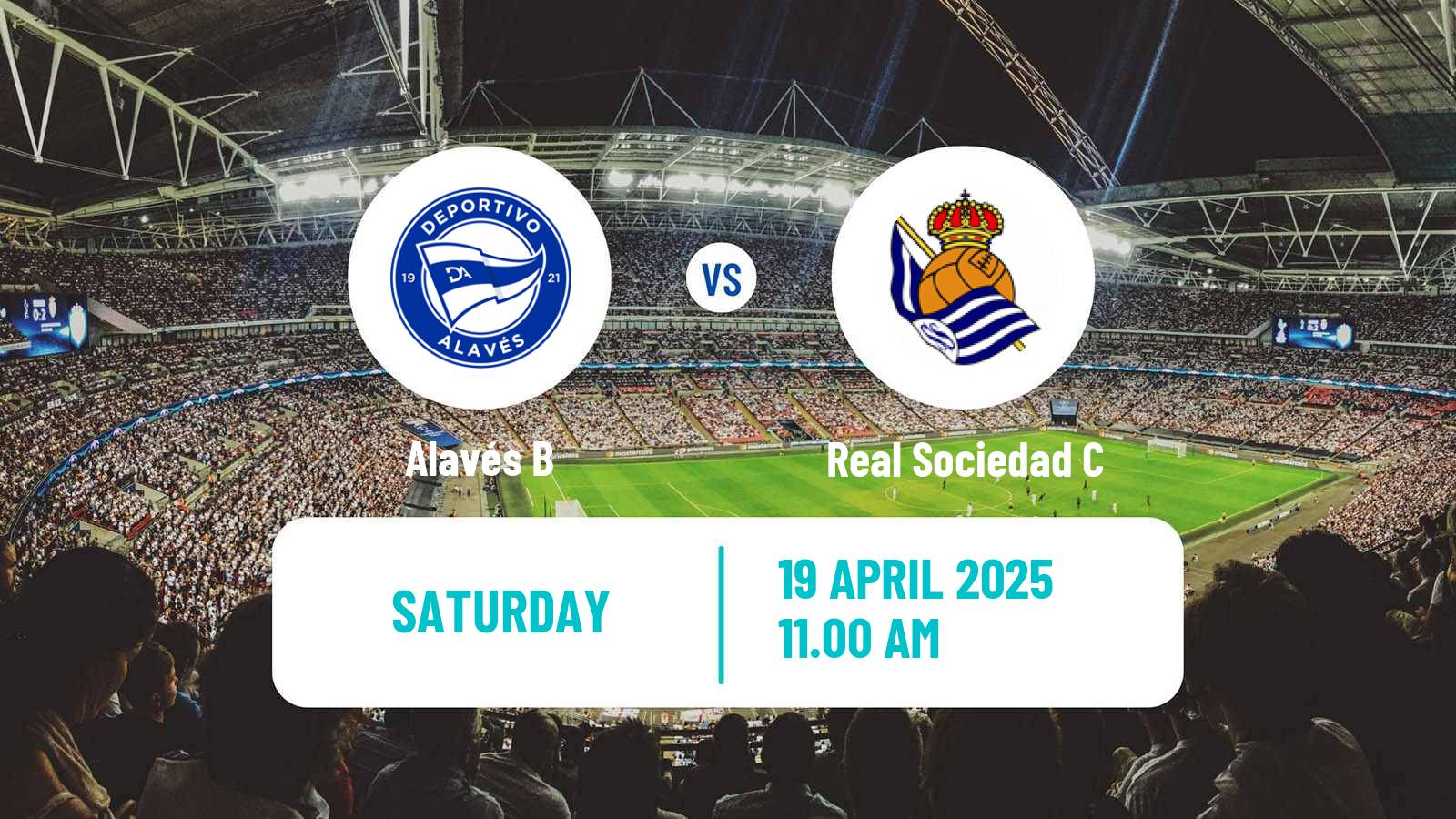 Soccer Spanish Segunda RFEF - Group 2 Alavés B - Real Sociedad C