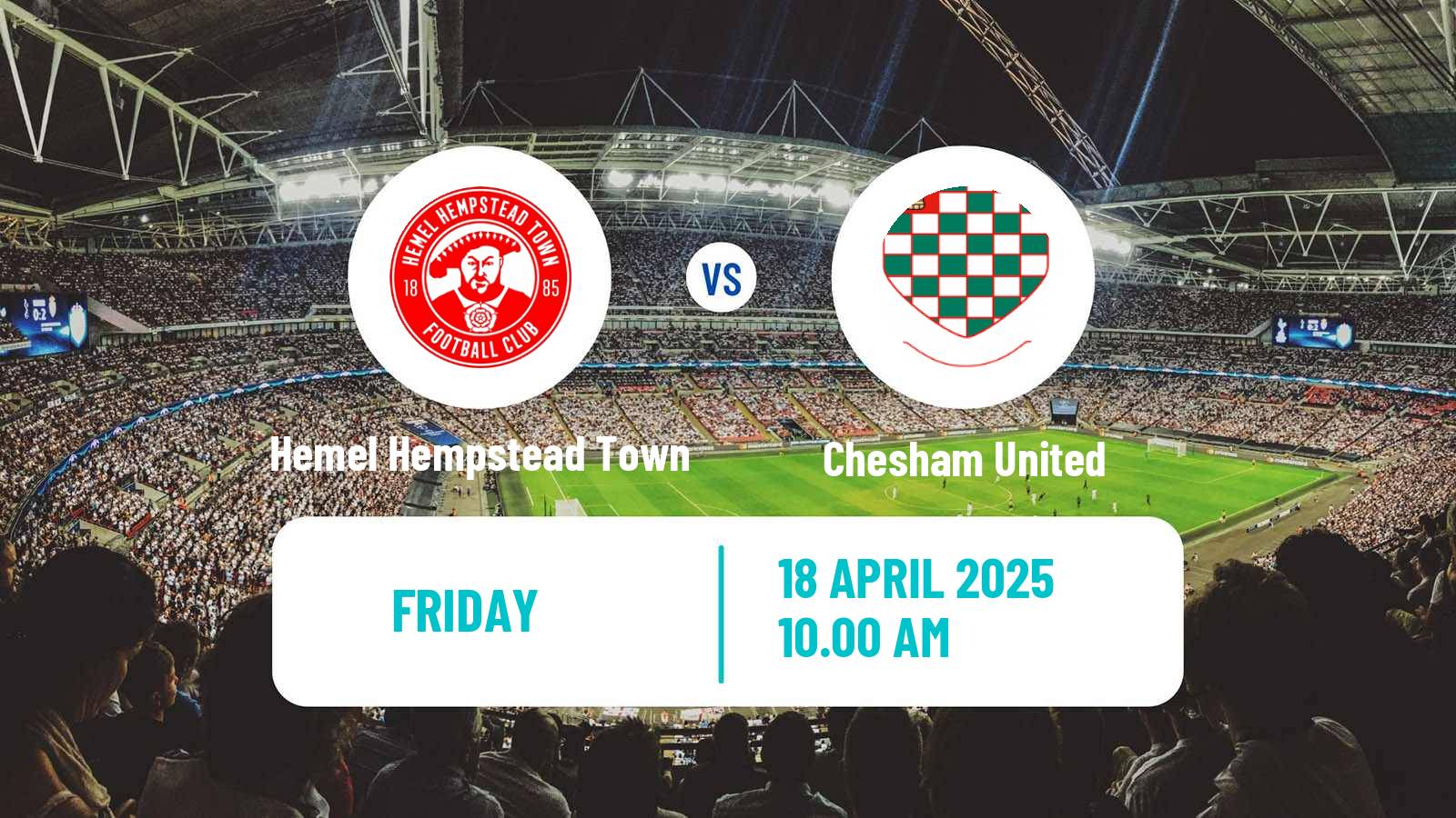 Soccer English National League South Hemel Hempstead Town - Chesham United