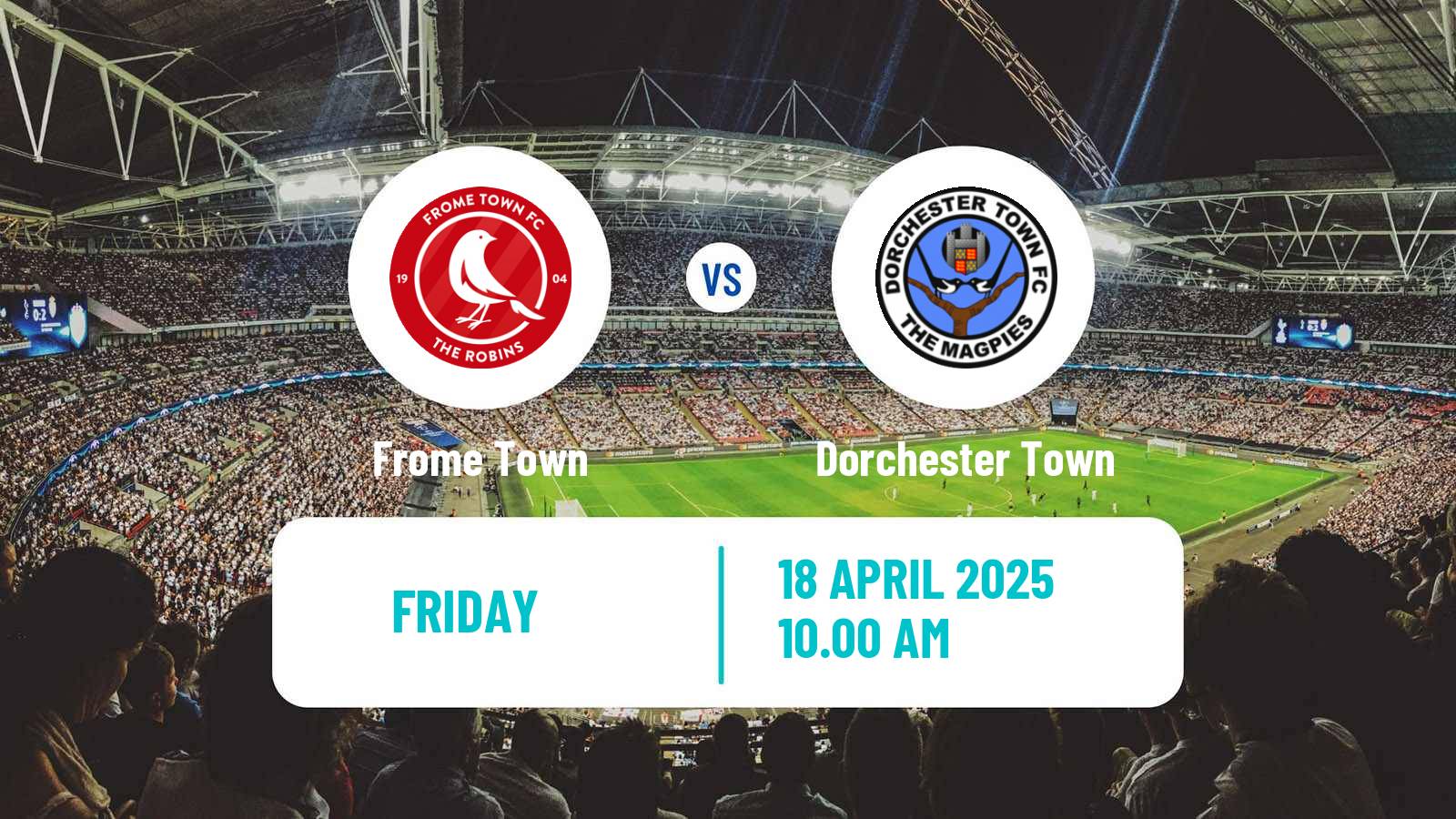 Soccer English Southern League South Division Frome Town - Dorchester Town