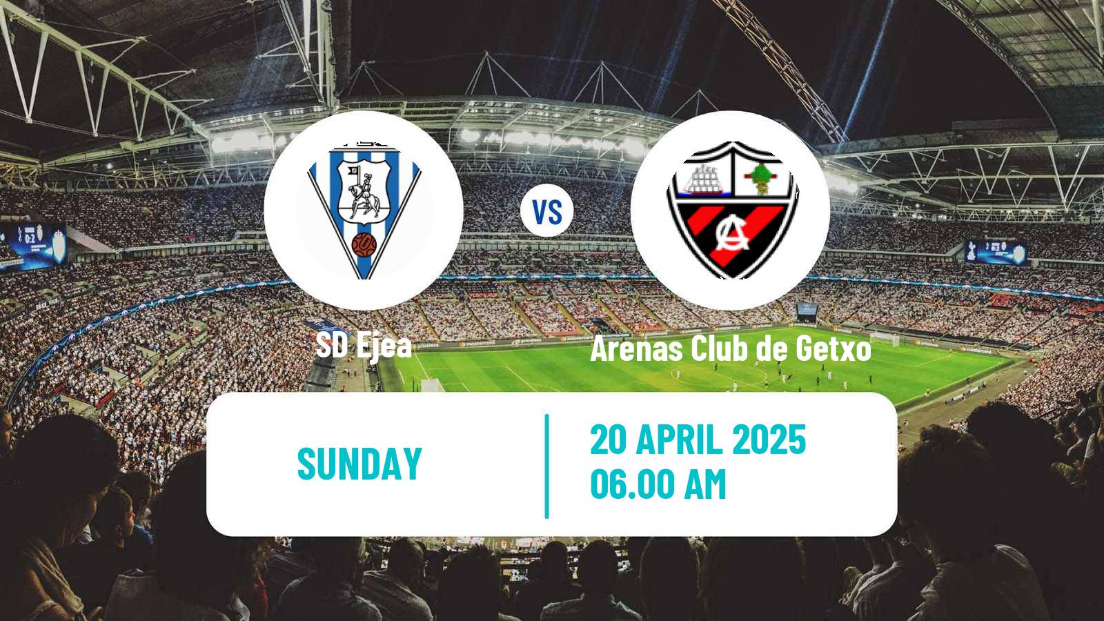 Soccer Spanish Segunda RFEF - Group 2 Ejea - Arenas Club de Getxo