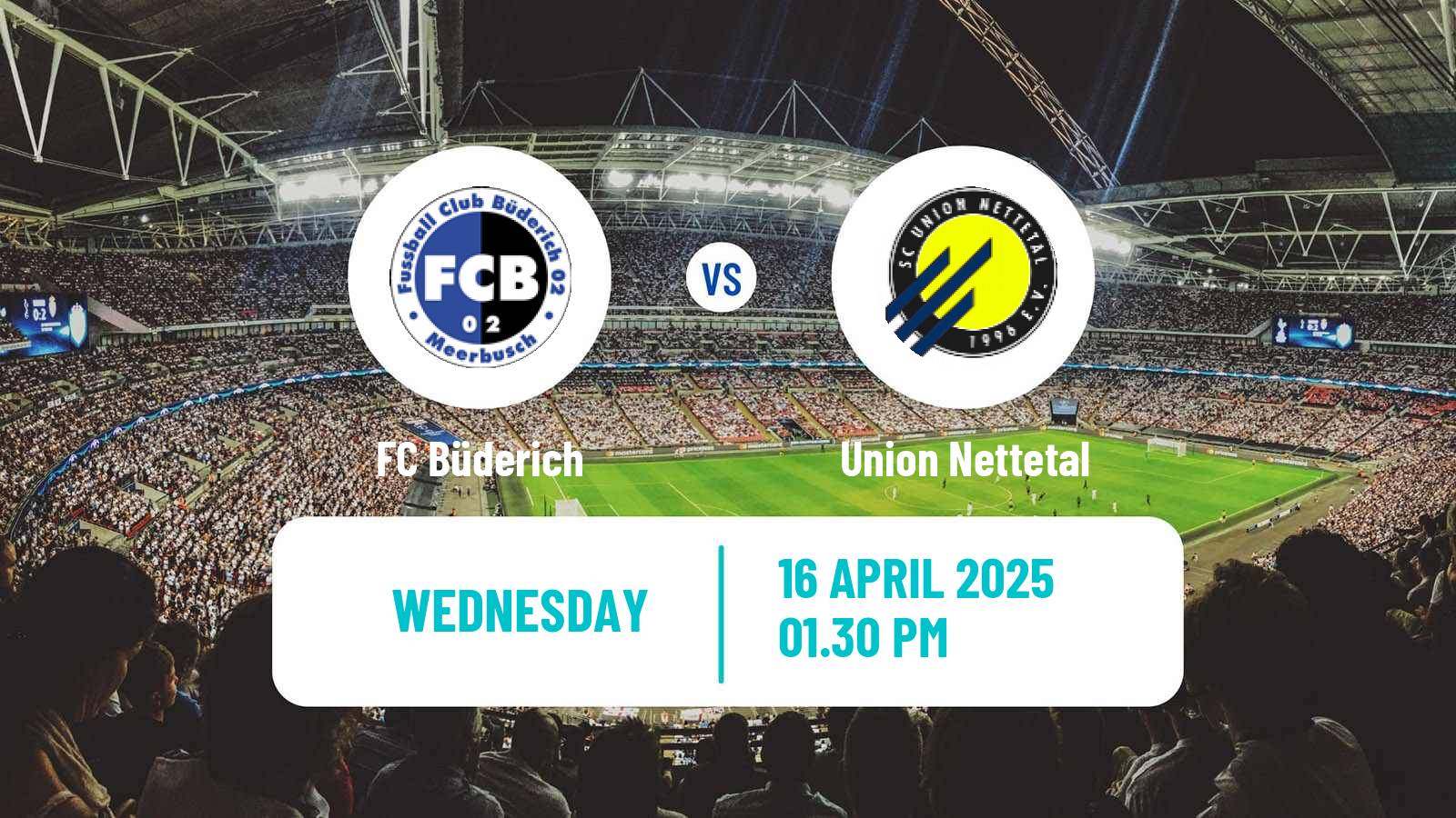 Soccer German Oberliga Niederrhein Büderich - Union Nettetal