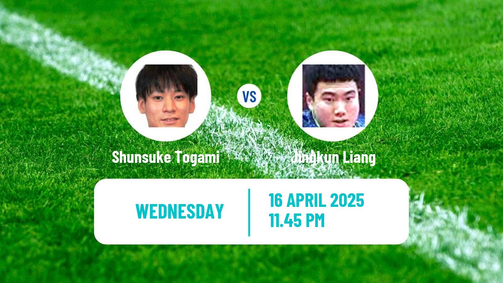 Table tennis World Cup Men Shunsuke Togami - Jingkun Liang