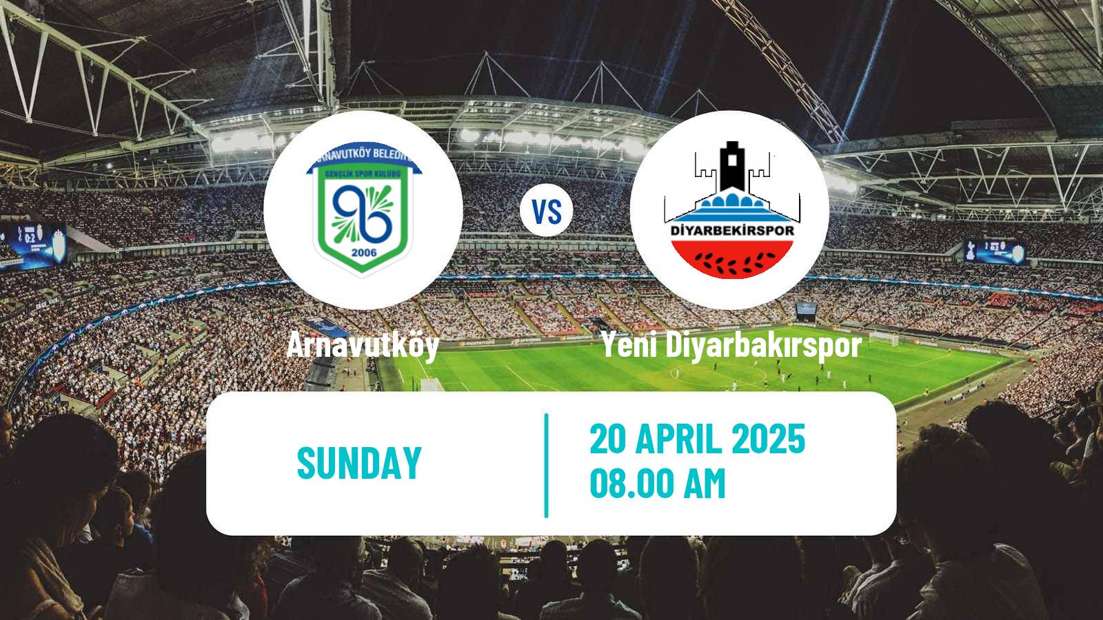 Soccer Turkish Second League Red Group Arnavutköy - Yeni Diyarbakırspor