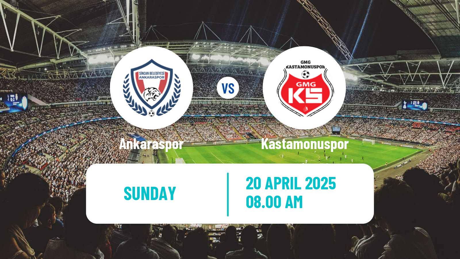 Soccer Turkish Second League White Group Ankaraspor - Kastamonuspor