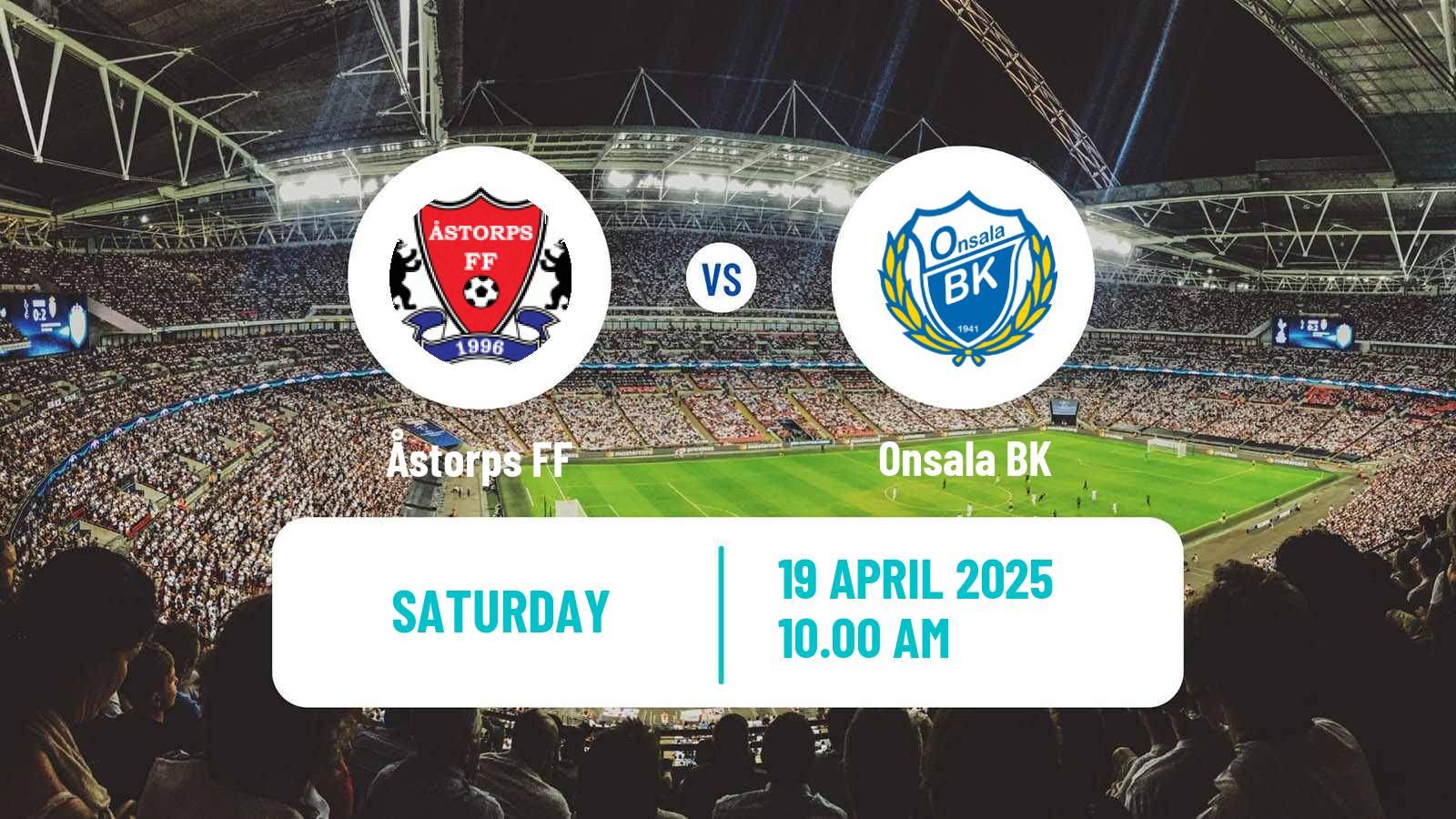 Soccer Swedish Division 2 - Västra Götaland Åstorps - Onsala