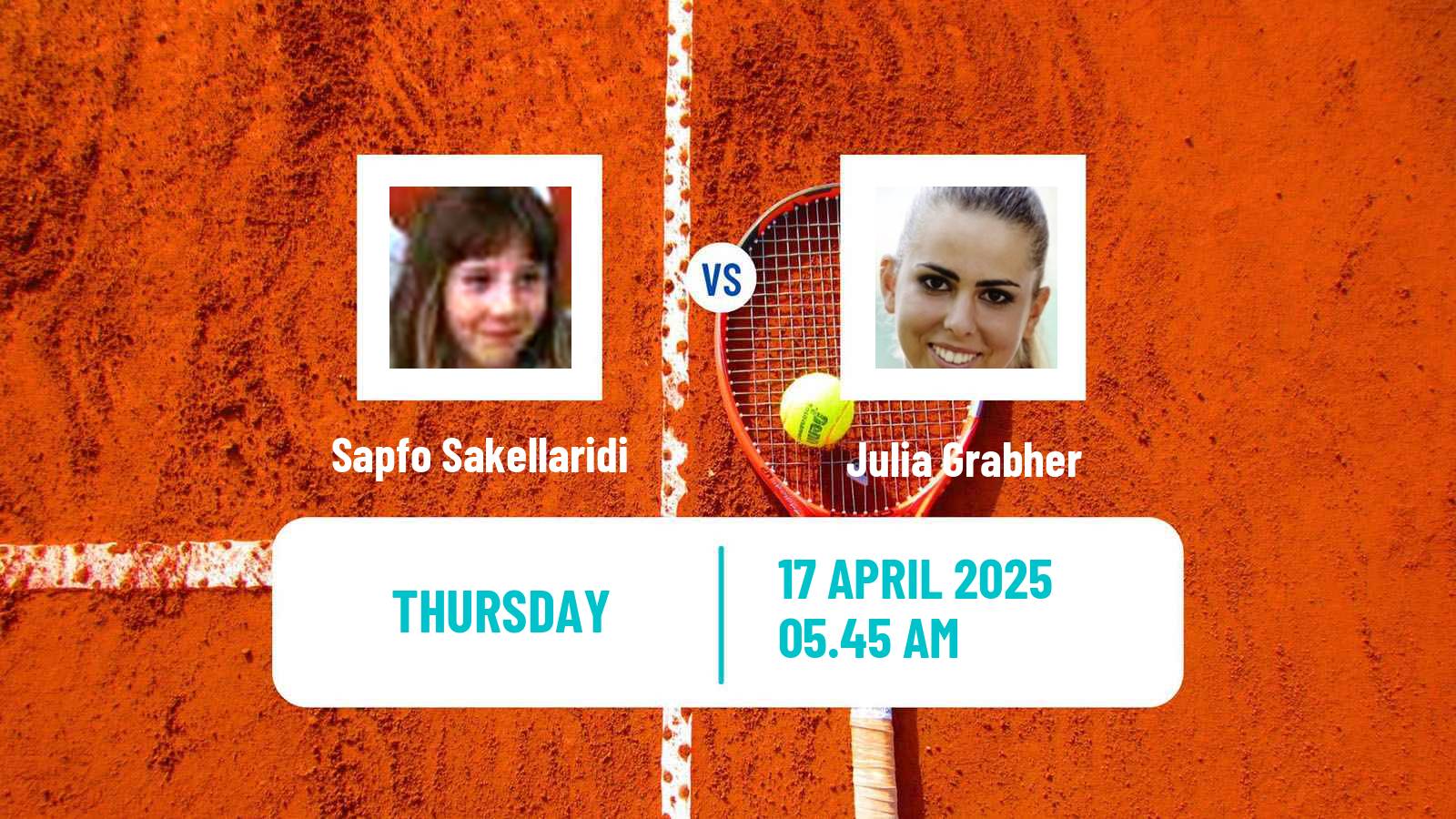 Tennis ITF W75 Koper Women Sapfo Sakellaridi - Julia Grabher