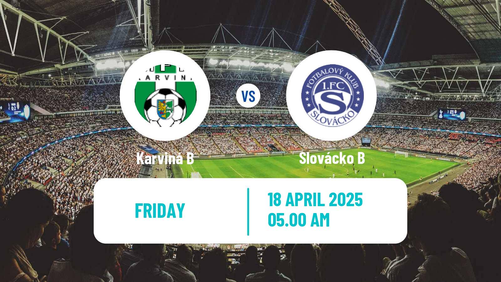 Soccer Czech MSFL Karviná B - Slovácko B