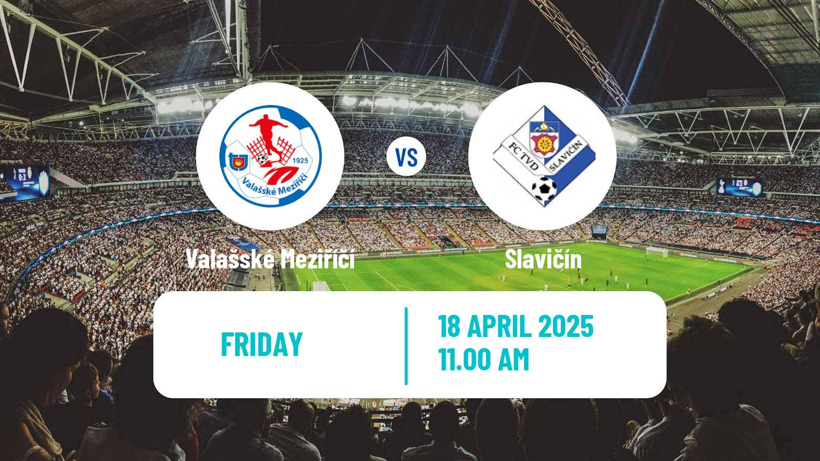 Soccer Czech Division E Valašské Meziříčí - Slavičín