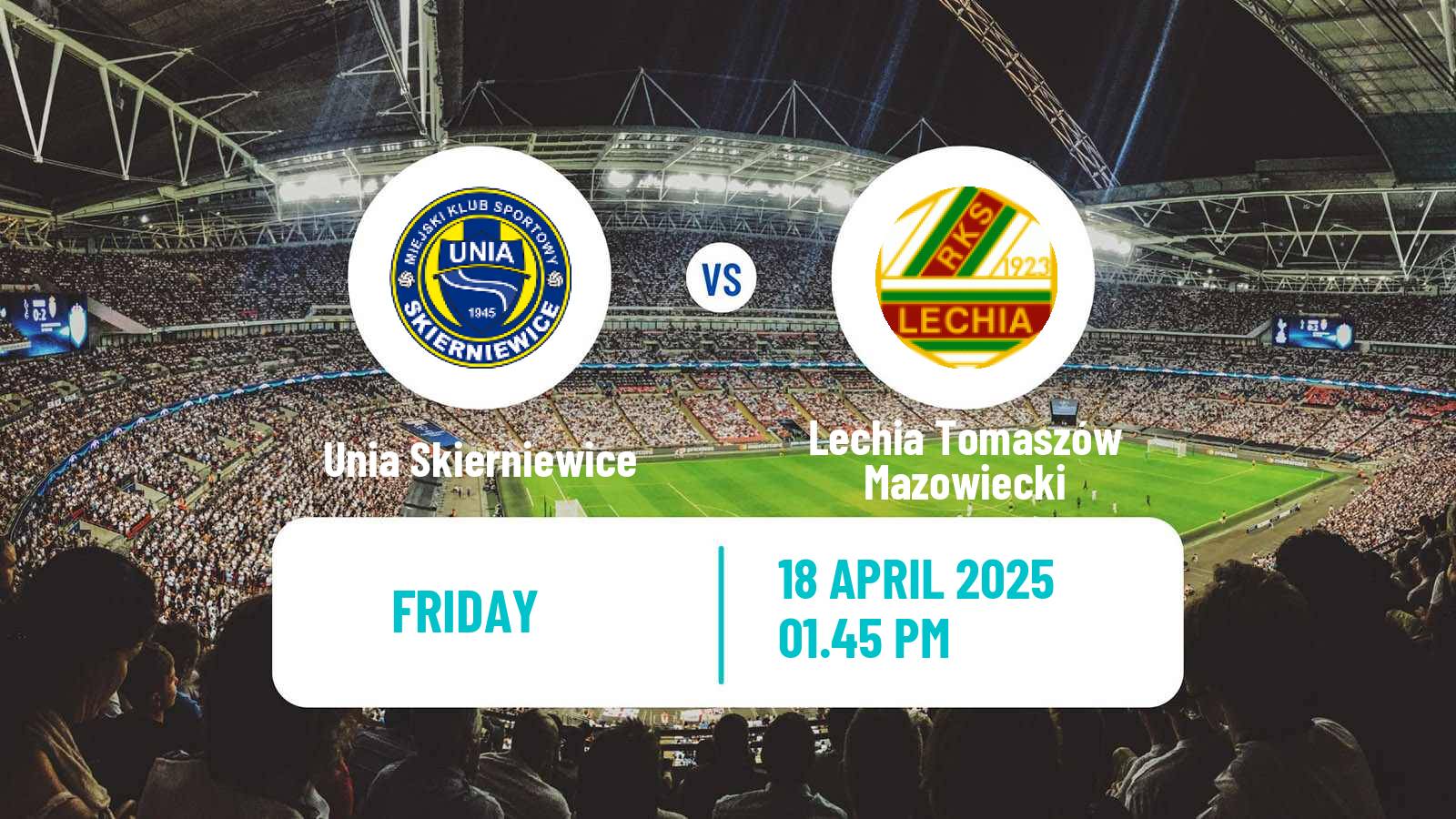Soccer Polish Division 3 - Group I Unia Skierniewice - Lechia Tomaszów Mazowiecki